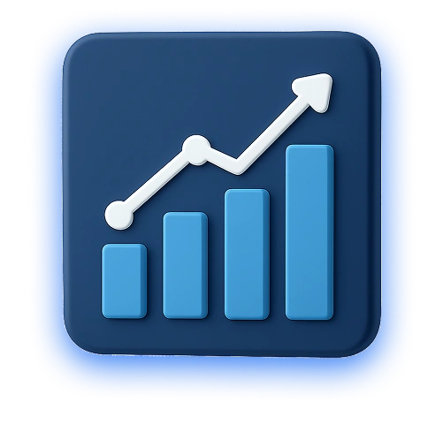 Iconiță creștere grafic